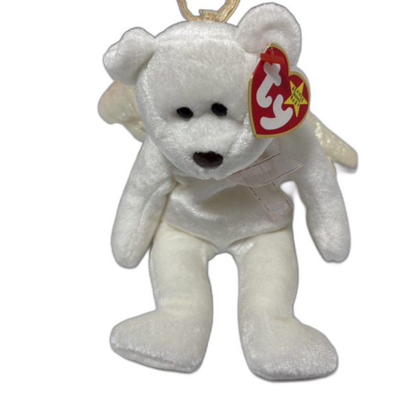Other - Ty Beanie Baby Halo Bear 1998 *RARE RETIRED* with Brown Nose